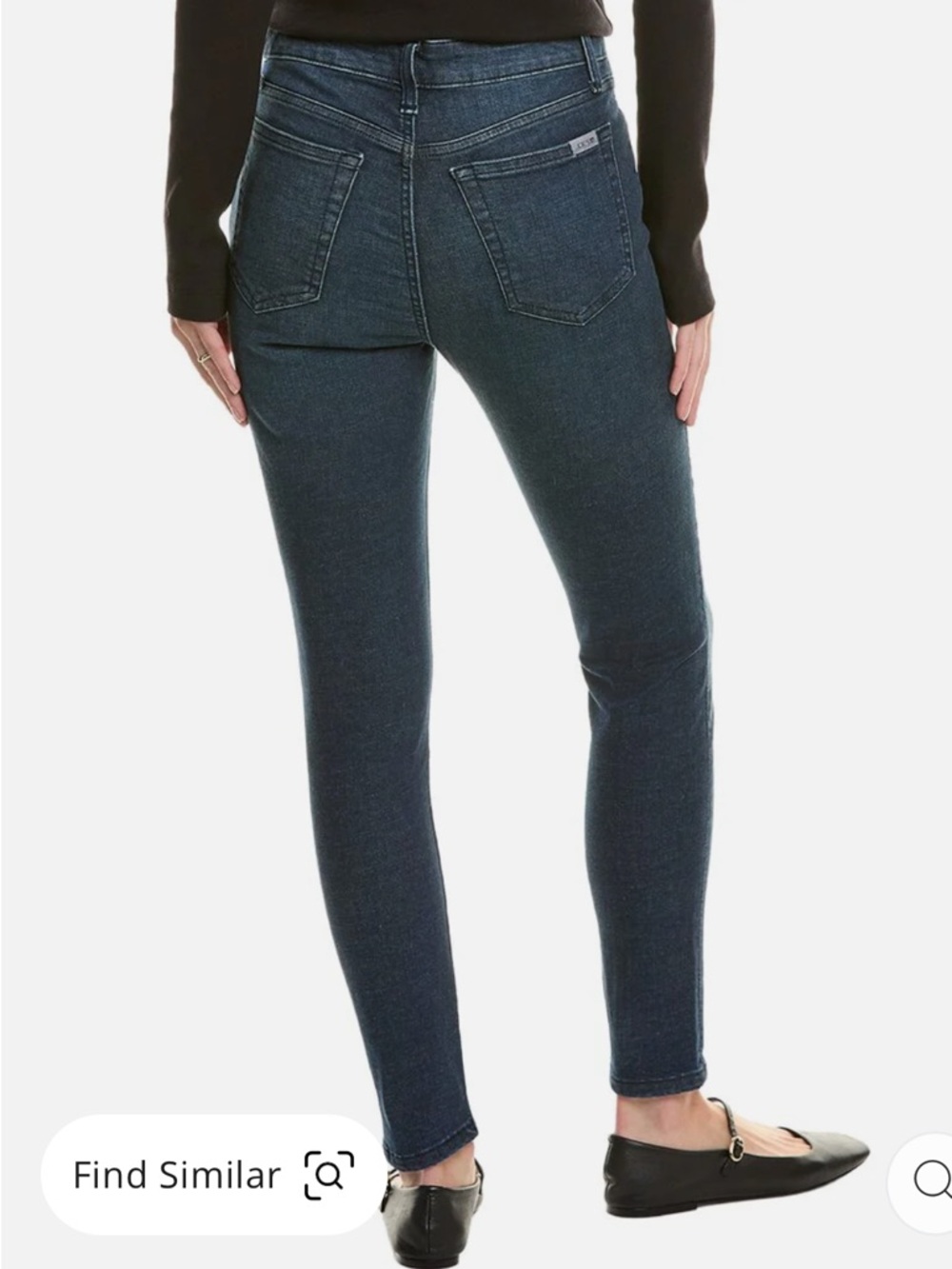 Joe’s Jeans Curvy High Rise Skinny Ankle Jeans Dark Wash Stretch Denim S